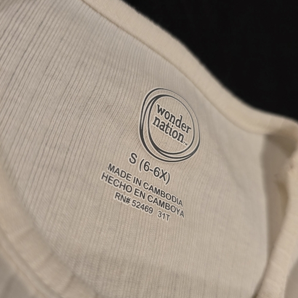 Girl'sā Floral Short Sleeve Dress Sage Green & White Size 6 Small - Picture 6 of 8